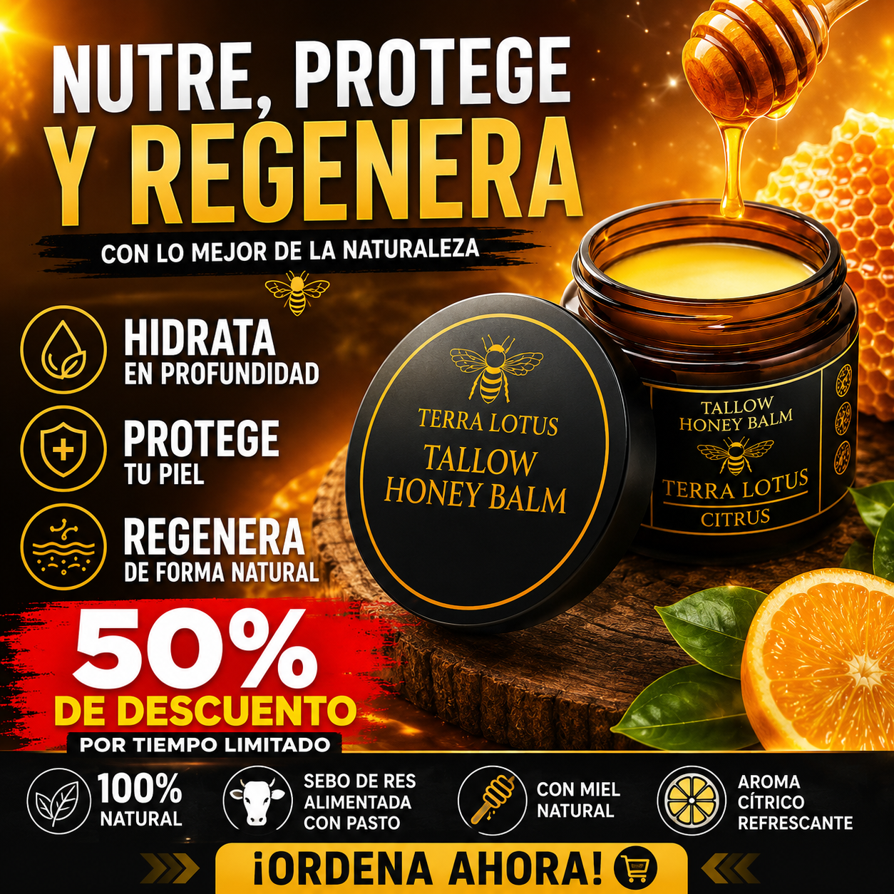 Bálsamo Res & Miel Piel Hidratada